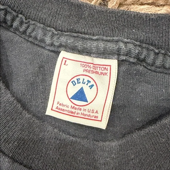 Rare Delta VTG 1994 Truckers Only Free Sprit 3D Emblem T-shirt SZ-L